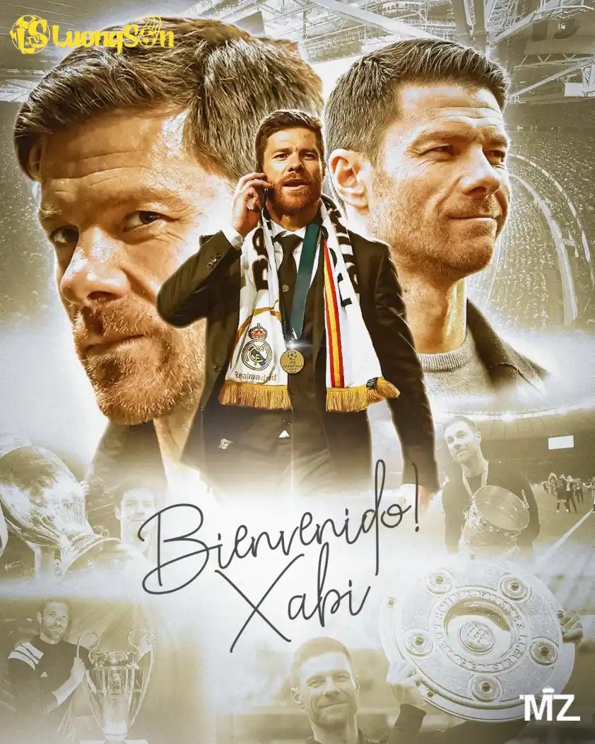 Xabi Alonso là tân thuyền trưởng của Real Madrid – Ảnh: luongson tv